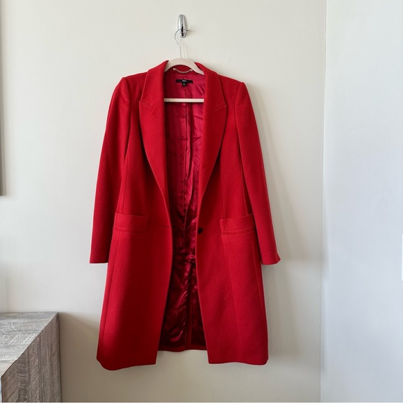 Hugo Boss Jackets & Blazers - Boss Hugo Boss-Lipstick Red 100% Cashmere Dress Coat (Size:8US)